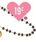 collier en plaqué or et perles synthétiques à 19,00 € dans le catalogue E.Leclerc