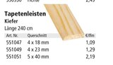 Holz Possling - Tapetenleisten Angebot im Prospekt Tapetenleisten bei Holz Possling im Prospekt "" für 1,09 €