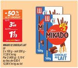 Mikado X2 Chocolat Lait - LU en promo chez Netto Mikado X2 Chocolat Lait - LU dans le catalogue Netto