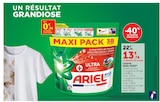 Lessive pods - ARIEL en promo chez Super U Marignane à 13,74 €