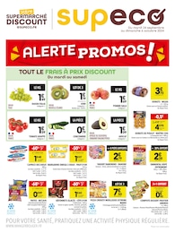 Prospectus Discount Alimentaire de Supeco à Cuincy: "ALERTE PROMOS !", 2 pages, 24/09/2024 - 06/10/2024