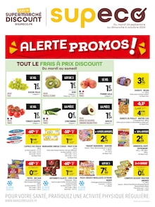 Prospectus Supeco de la semaine "ALERTE PROMOS !" avec 1 pages, valide du 24/09/2024 au 06/10/2024 pour Outreau et alentours