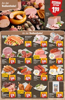 Mettwurst im aktuellen REWE Prospekt (München) Mettwurst im REWE Prospekt "Dein Markt" mit 30 Seiten (München)