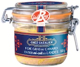 Foie gras de canard entier mi-cuit des Landes Label Rouge IGP - CHEZ CAZALIER - Intermarché Hyper à Toulouse Foie gras de canard entier mi-cuit des Landes Label Rouge IGP - CHEZ CAZALIER en promo chez Intermarché Hyper Toulouse à 14,45 €