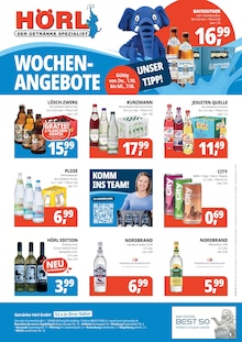 Getränke Hörl Siegenburg Prospekt der aktuellen Woche, gültig von 01.10.2026 bis 07.10.2026 Aktueller Getränke Hörl Siegenburg Prospekt "HÖRL. DER GETRÄNKE SPEZIALIST" mit 3 Seiten