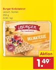 Knäckebrot von Burger für 1,49 € bei Netto Marken-Discount im Angebot Knäckebrot von Burger im aktuellen Netto Marken-Discount Prospekt