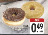 Schoko Donut Angebote bei E center Plauen für 0,49 €