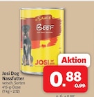 Nassfutter im Angebot bei Markant Nordwest in Osnabrück Nassfutter Angebote von Josi Dog bei Markant Nordwest Osnabrück für 0,88 €