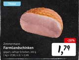 Aktuelle Zimmermann Angebote bei Konsum in Dresden Aktuelles Farmlandschinken Angebot bei Konsum in Dresden ab 1,79 €