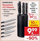 Messerblock im Angebot bei Netto Marken-Discount in Bünde Messerblock Angebote von GOURMETMAXX bei Netto Marken-Discount Bünde für 9,99 €
