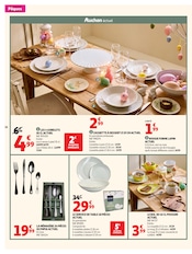 Promos Vaisselle dans le catalogue "FÊTONS PÂQUES" de Auchan Hypermarché Vaisselle en promo dans le catalogue Auchan Hypermarché à la page 18