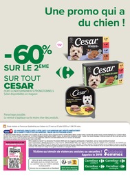 Prix et réduction César dans le prospectus Carrefour Proximité en cours Offre César dans le catalogue Carrefour Proximité du moment à la page 19