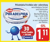 EDEKA Nürnberg - Frischkäse oder -zubereitung Angebot im Prospekt Frischkäse oder -zubereitung bei EDEKA im Nürnberg Prospekt für 1,11 €