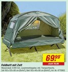 Feldbett mit Zelt im Angebot bei toom Baumarkt in Schweinfurt Feldbett mit Zelt Angebote bei toom Baumarkt Schweinfurt für 69,99 €
