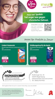 mea - meine apotheke Prospekt Unsere Januar-Angebote mit 4 Seiten