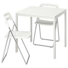 Aktuelles Tisch und 2 Klappstühle weiß/weiß Angebot bei IKEA in Freiburg (Breisgau) ab 109,97 €