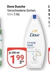 Dusche im Angebot bei GLOBUS in Gera Dusche Angebote von Dove bei GLOBUS Gera für 1,99 €