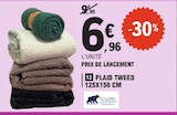 Plaid Tweed - CURSON en promo chez E.Leclerc Plaid Tweed - CURSON dans le catalogue E.Leclerc