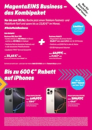 Telekom Shop iPhone im Prospekt 
