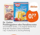 Puddingpulver von Dr. Oetker im aktuellen tegut Prospekt für 0,77 €