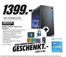 Erazer Engineer X31 Gaming PC Angebot in Golzow b Brandenburg an der Havel im aktuellen Prospekt bei Media-Markt in Golzow b Brandenburg an der Havel