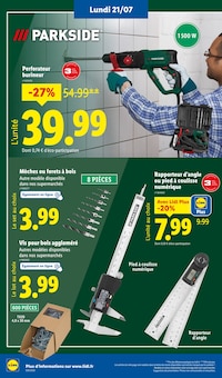 Promotion Quincaillerie dans le prospectus Lidl, valable du 17/07/2025 au 23/07/2025 Promo Quincaillerie dans le catalogue Lidl du moment à la page 62