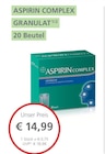 Complex Granulat von Aspirin für 14,99 € bei LINDA Partnerapotheke im Angebot Complex Granulat von Aspirin im aktuellen LINDA Partnerapotheke Prospekt