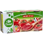 Pulpe de tomates au jus - CARREFOUR CLASSIC' à 2,35 € dans le catalogue Carrefour