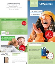 LINDA Premiumapotheke Apotheken Prospekt der aktuellen Woche mit 3 Seiten, gültig von 01.01.2026 bis 31.01.2026, in Flörsheim und Umgebung Aktueller LINDA Premiumapotheke Apotheken Prospekt in Flörsheim und Umgebung, "Aktuelle Angebote" mit 3 Seiten, 01.01.2026 - 31.01.2026