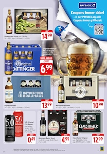 Warsteiner im EDEKA Prospekt "Aktuelle Angebote" mit 36 Seiten (Waiblingen)