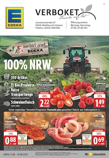 Aktueller EDEKA Prospekt "Aktuelle Angebote" für Waldfeucht Aktueller EDEKA Prospekt für Waldfeucht mit Seiten