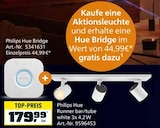 Bridge + Runner bar/tube white 3x 4.2W von Philips Hue im aktuellen OBI Prospekt