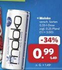 Aktuelle Energydrink Angebote bei combi in Langenhagen Aktuelles Moloko Angebot bei combi in Langenhagen ab 0,99 €