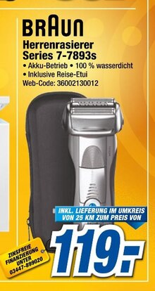 expert Jäger Grana - Herrenrasierer Series 7-7893s Herrenrasierer Series 7-7893s Angebot bei expert Jäger Grana im Prospekt "WIR SIND FÜR SIE DA!"