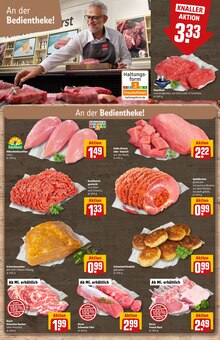 Hackfleisch im REWE Prospekt "Dein Markt" mit 36 Seiten (Mönchengladbach)