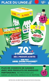 Promotion Ariel dans le prospectus Carrefour, valable du 08/09/2026 au 21/09/2026 Promo Ariel dans le catalogue Carrefour du moment à la page 19