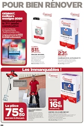 Prix et réduction Ragréage dans le prospectus Gedimat en cours Offre Ragréage dans le catalogue Gedimat du moment à la page 12