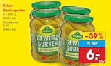 Gewürzgurken im Angebot bei Netto Marken-Discount in Wuppertal Gewürzgurken Angebote von Kühne bei Netto Marken-Discount Wuppertal für 6,00 €