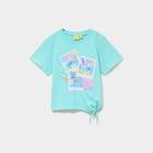 La Halle Scionzier - Promo T-shirt noué col rond coton Stitch bleu turquoise fille Promo T-shirt noué col rond coton Stitch bleu turquoise fille à 9,99 € dans le catalogue La Halle à Scionzier