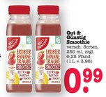 Aktuelles Smoothie Erdbeer Banane Traube Angebot bei E center in Pforzheim ab 0,99 €