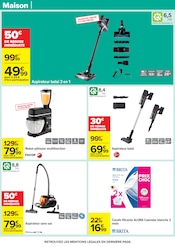 Promos Aspirateur dans le catalogue "Carrefour" de Carrefour Aspirateur en promo dans le catalogue Carrefour à la page 51