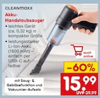 Akku-Handstaubsauger von CLEANmaxx im aktuellen Netto Marken-Discount Prospekt