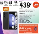 Smartphone Galaxy S23 FE - Samsung à 439,00 € dans le catalogue E.Leclerc