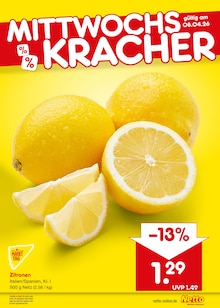 Zitronen Angebot im Netto Marken-Discount Prospekt, gültig von 07.04.2026 bis 11.04.2026 Zitronen Angebot im aktuellen Netto Marken-Discount Prospekt auf Seite 11