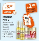Haarmaske im Müller Prospekt Haarmaske von Pantene Pro-V im aktuellen Müller Prospekt für 3,20 €