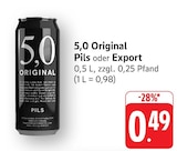 Pils Angebote von 5,0 Original bei EDEKA Schwäbisch Hall für 0,49 €