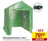 Foliengewächshaus Ines Angebote bei toom Baumarkt Jena für 79,99 €