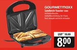 Aktuelles Gourmetmaxx Sandwich-Toaster 13805 Angebot bei famila Nordost in Kiel ab 8,00 €