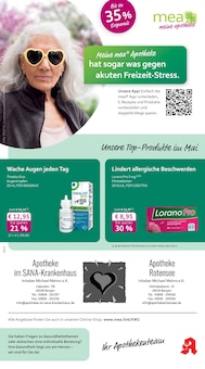 Aktueller mea - meine apotheke Prospekt "Unsere Mai-Angebote" für Bergen (Rügen) Aktueller mea - meine apotheke Prospekt für Bergen (Rügen) mit Seiten