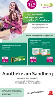 mea - meine apotheke Prospekt der KW 36 "Unsere September-Angebote" Aktueller mea - meine apotheke Prospekt "Unsere September-Angebote" Seite 1 von 4 Seiten